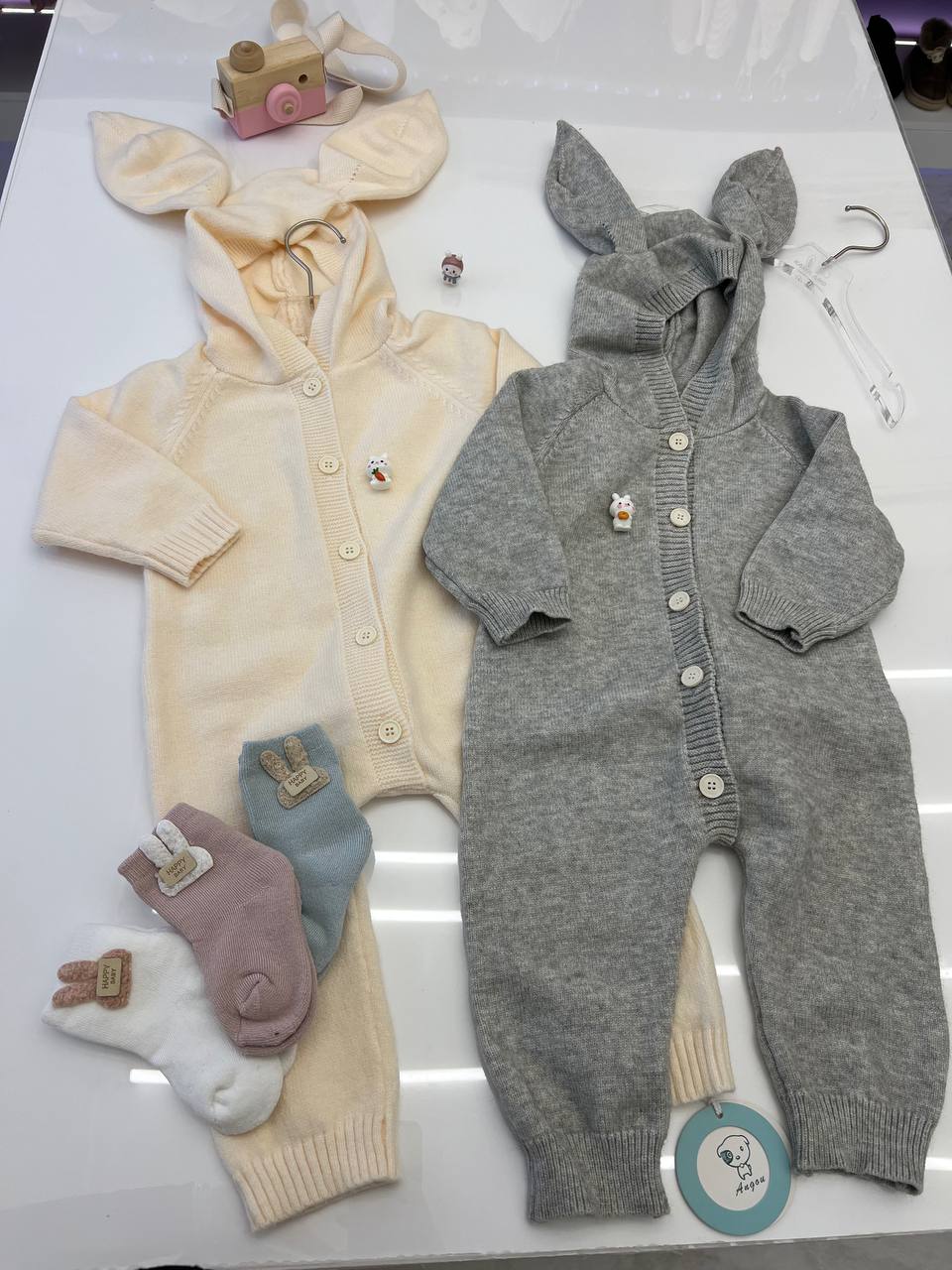 Bunny Ears Romper Set - Image 1